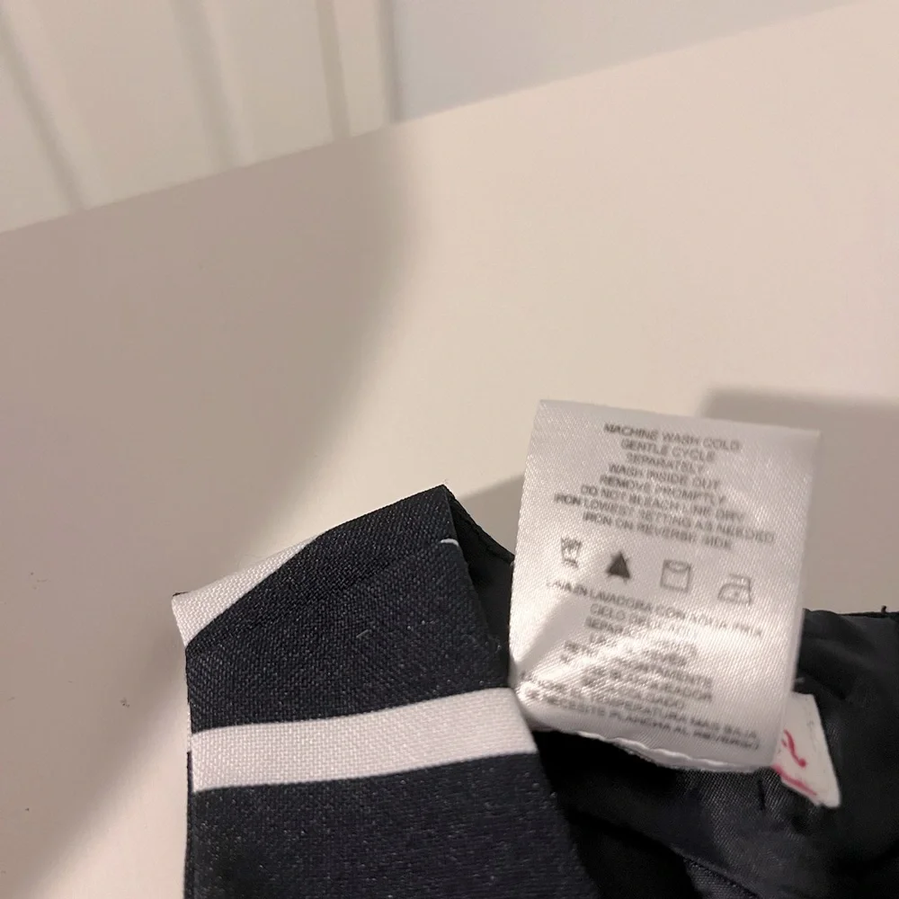 Pretty Navy and Yellow Striped Dress - Picture 5 of 5